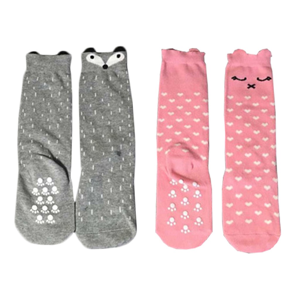 2 Pair Cute Baby's Cotton Tube Stockings Anti-mosquito Summer Thin Socks-No.6