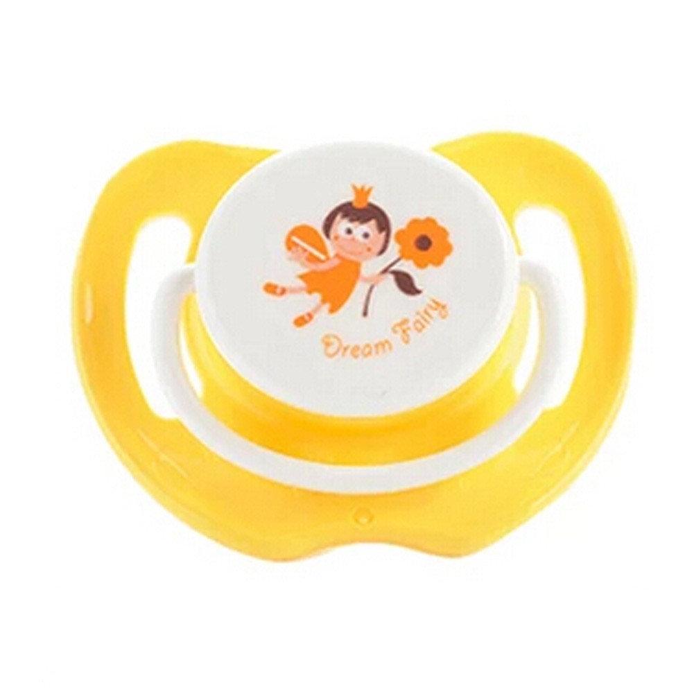 Lovely Cartoon Free Nighttime Infant Pacifier, Dream Fairy,Yellow