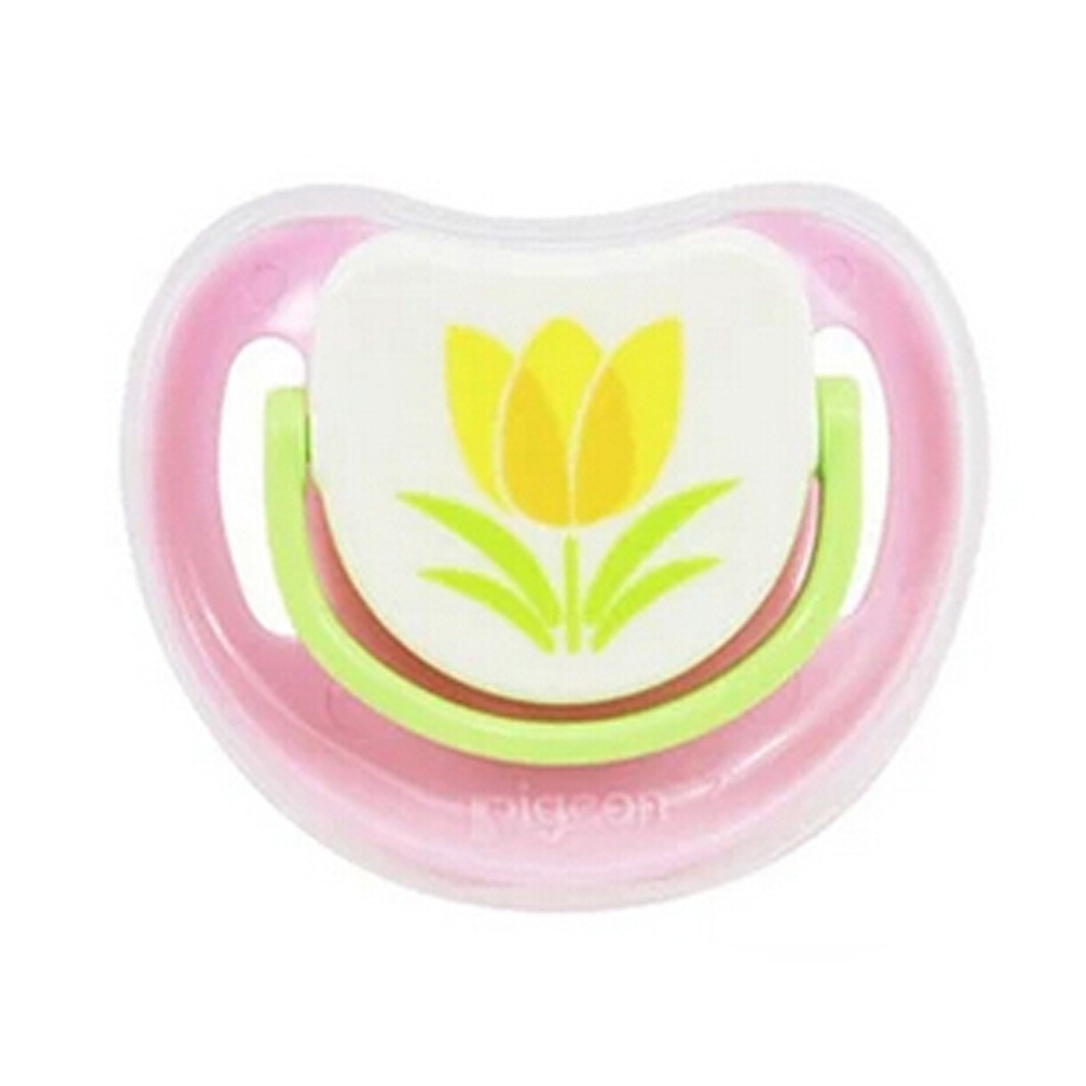 Lovely Cartoon Free Nighttime Infant Pacifier,Tulip,Pink
