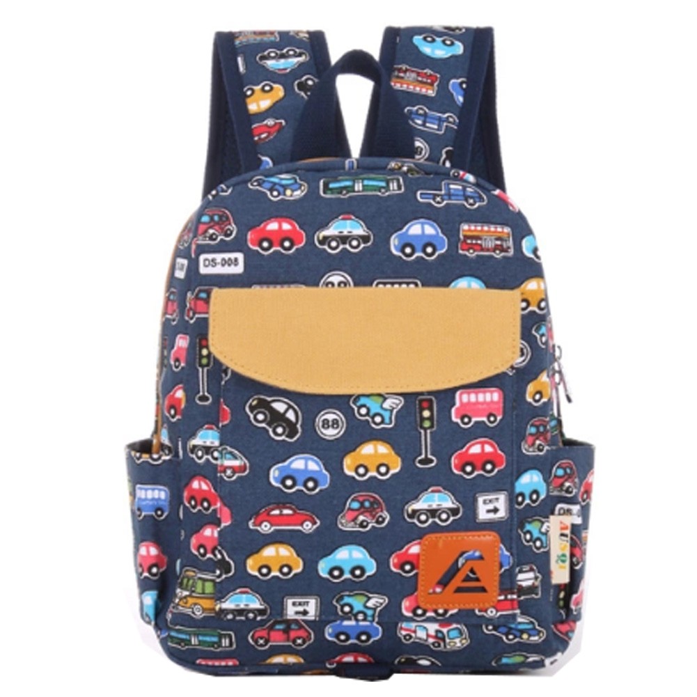 Kids' School Backpack Cute Backpacks School Bag Animal Cartoon Cool Car,Blue