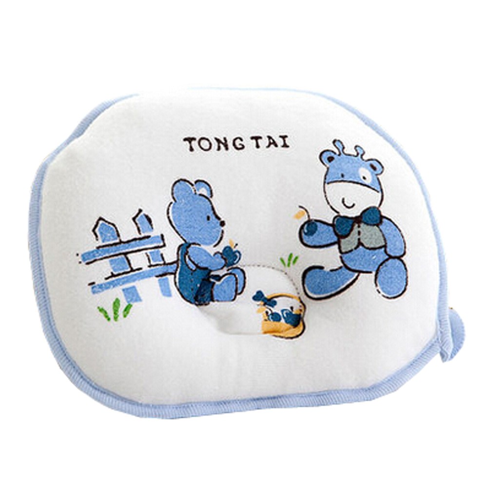 Adorable Soft Newborn Baby Pillow Prevent Flat Head Baby Pillows, A