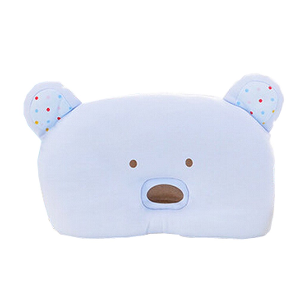 Adorable Soft Newborn Baby Pillow Prevent Flat Head Baby Pillows, E