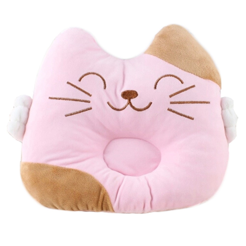 Cute Baby Soft Newborn Baby Pillow Prevent Flat Head Baby Pillows, NO.1