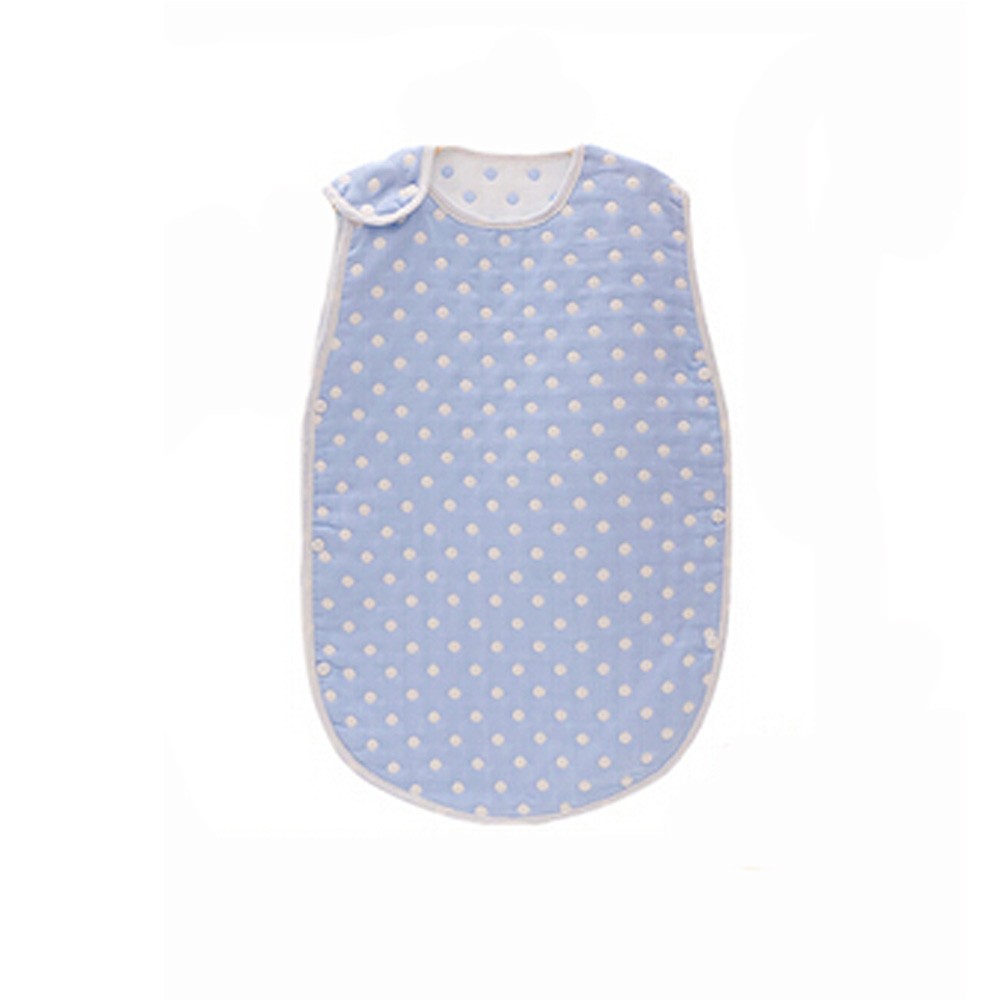 Wearable Blanket, Baby Sack Sleeping 100% coton Swaddle, Small, Medium,Blue