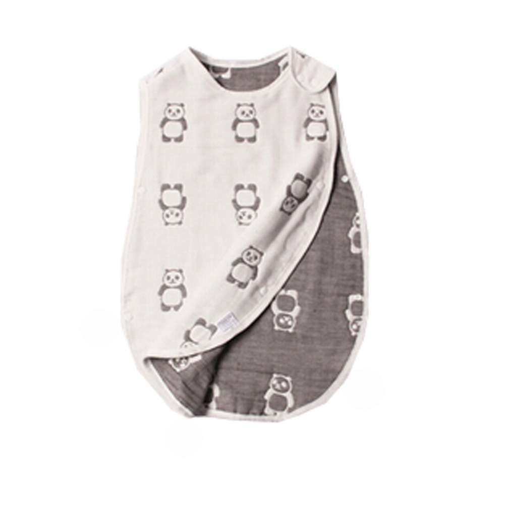 Baby Summer Sleeping Sack100% Cotton , Wearable Blanket,0-12months,M,Panda