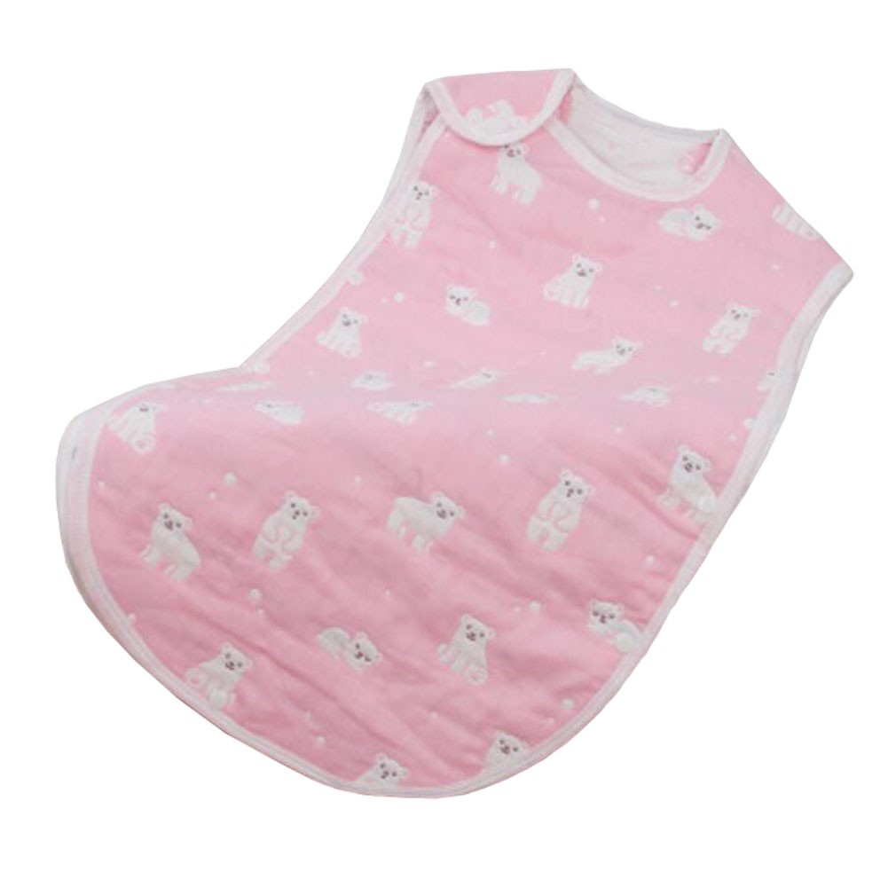 Creative Lovely Summer Spring Baby Cute Sleeping Sack Cotton Wearable Blanket kids gift,bear,XL??