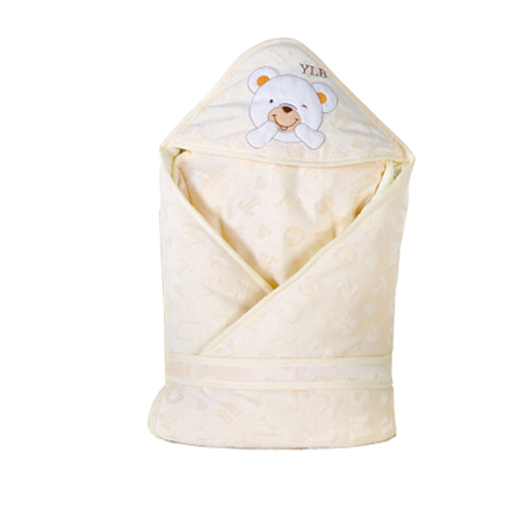 Winter/Fall Thicken Cotton Swaddle Baby Adjustable SleepSack,yellow