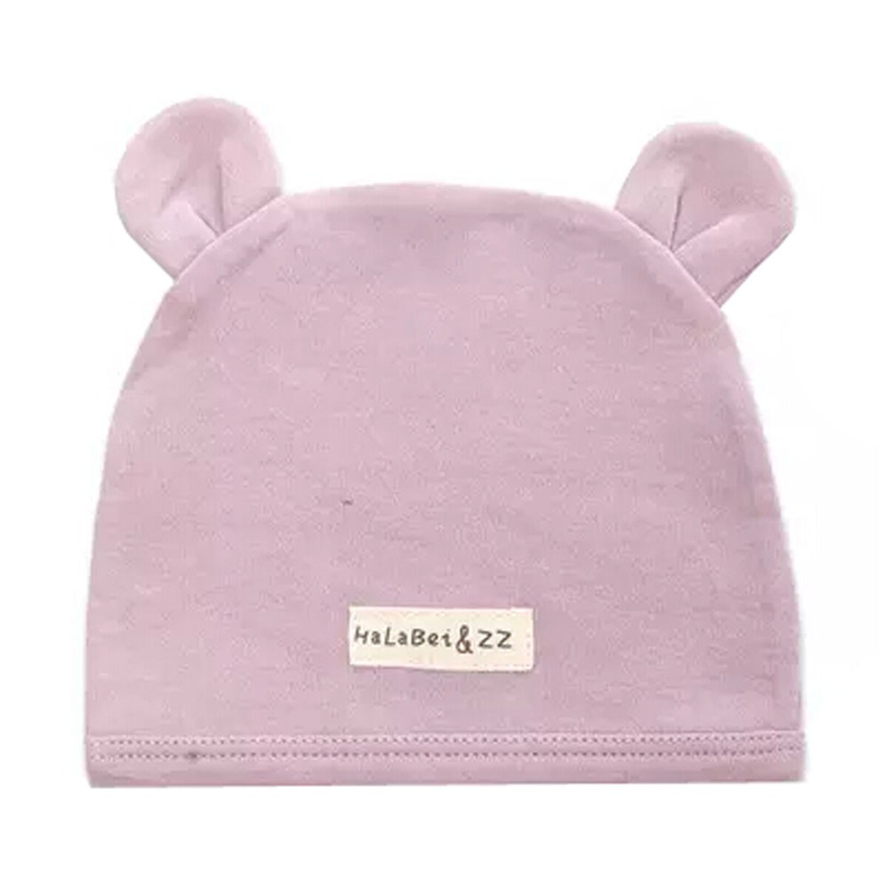 Soft Infant/Toddler Hat Cute Rabbit Hat Pure Cotton Sleep Cap,Purple