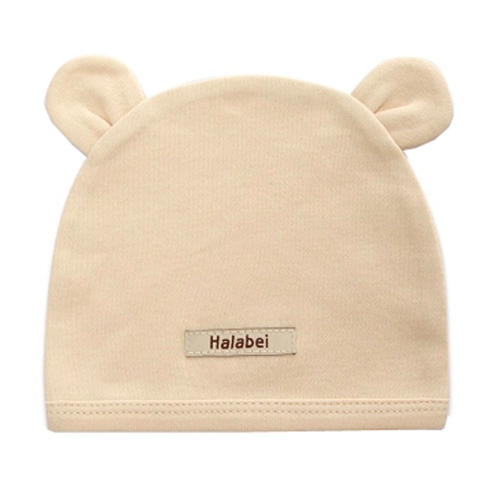 Soft Infant/Toddler Hat Cute Rabbit Hat Pure Cotton Sleep Cap, Beige