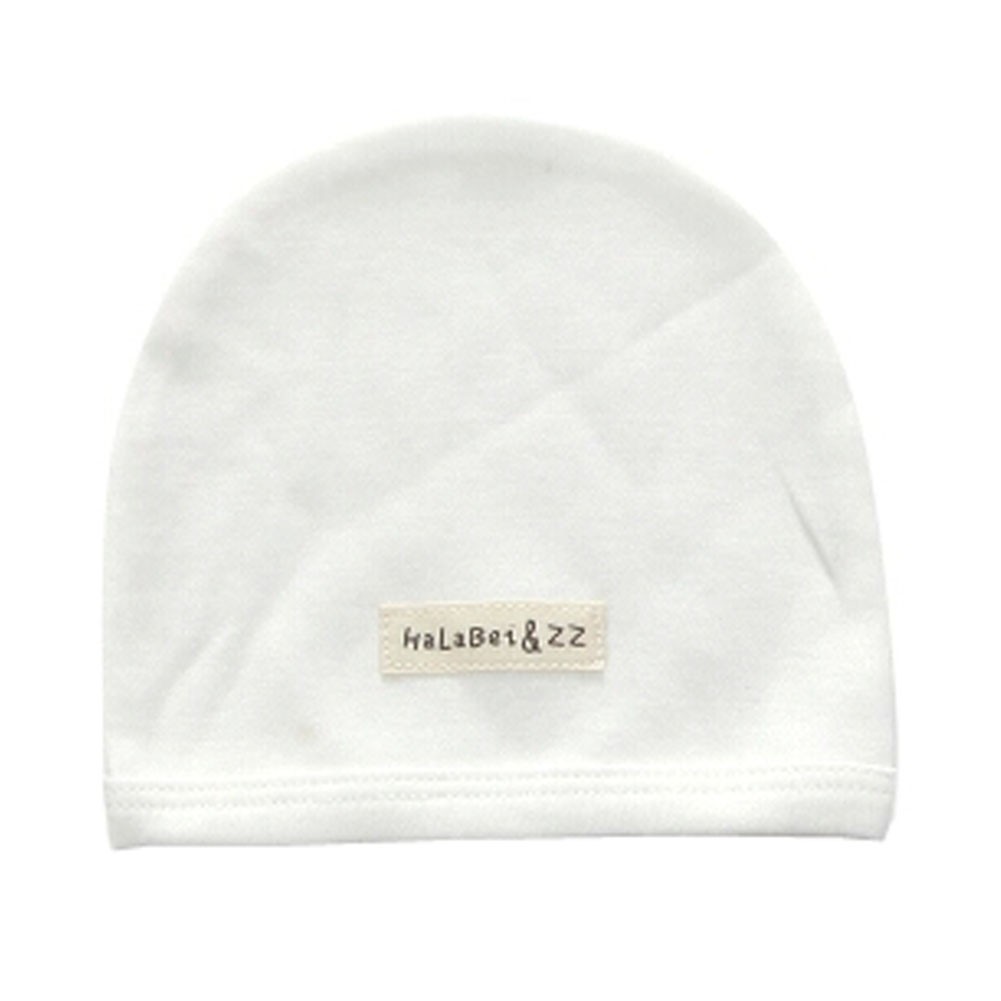 Soft Infant/Toddler Hat Cute Hat Pure Cotton Sleep Cap, White