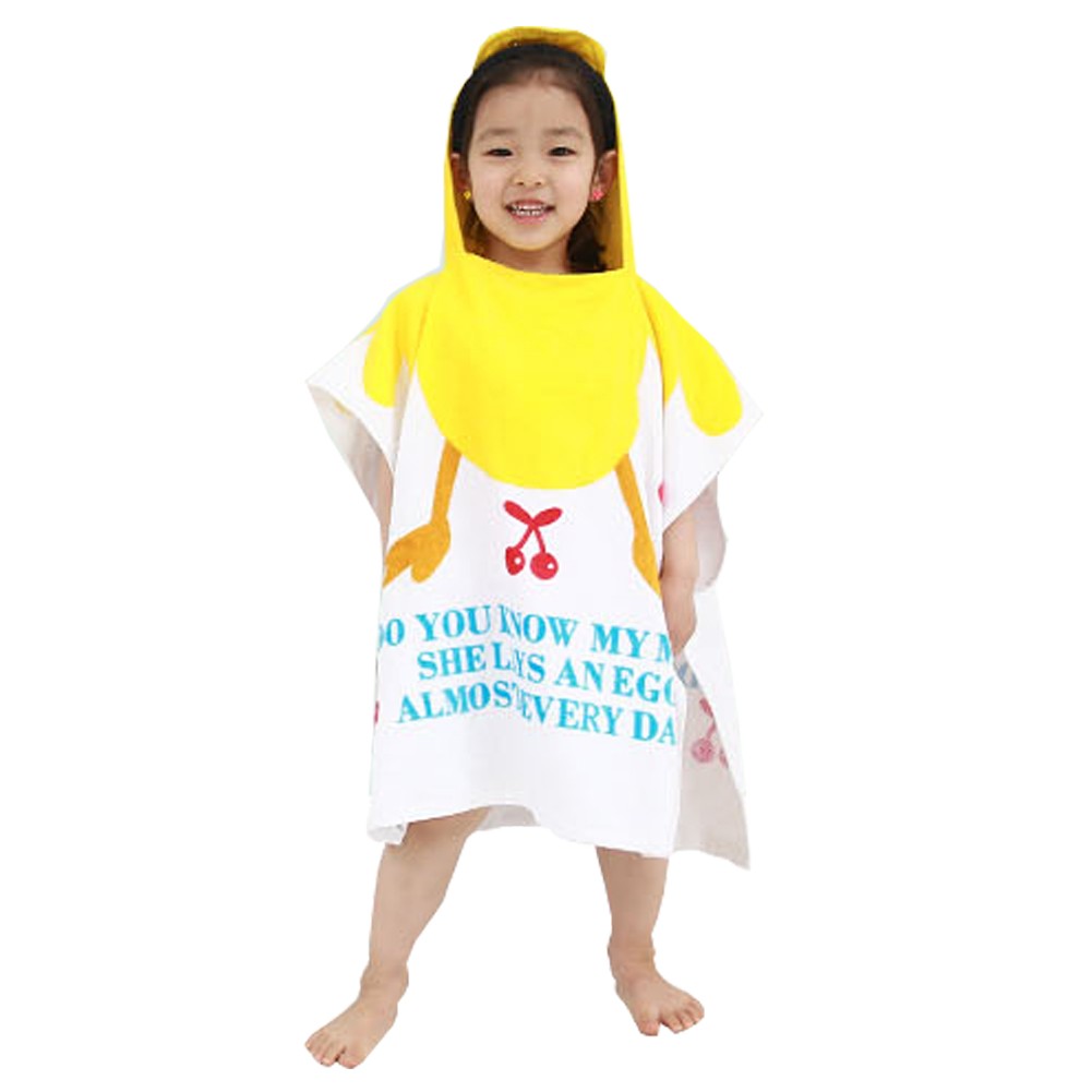 Childrens Cute And Fashion Style Hooded Bath Towel Bathrobes Chick