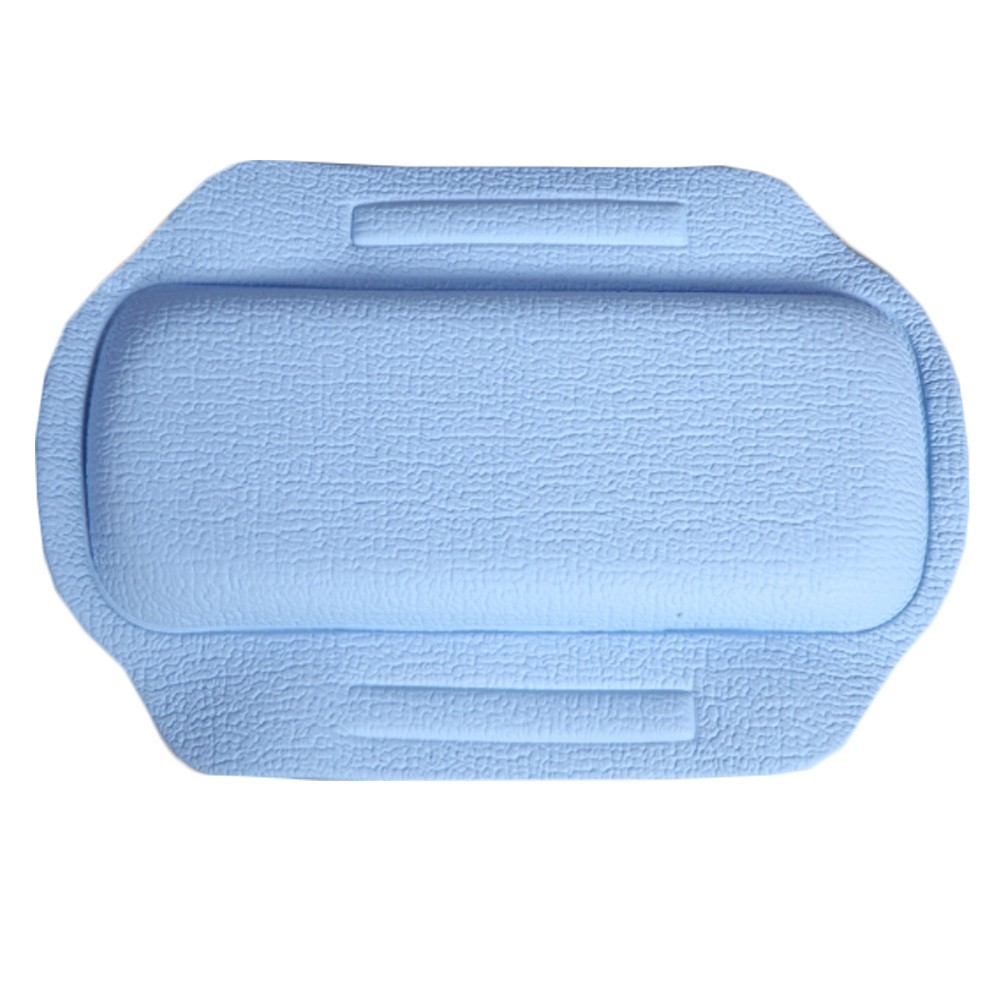 Super Comfort Home Bath Spa Pillow Luxury Bathtub Pillow Tub Cushion-Blue