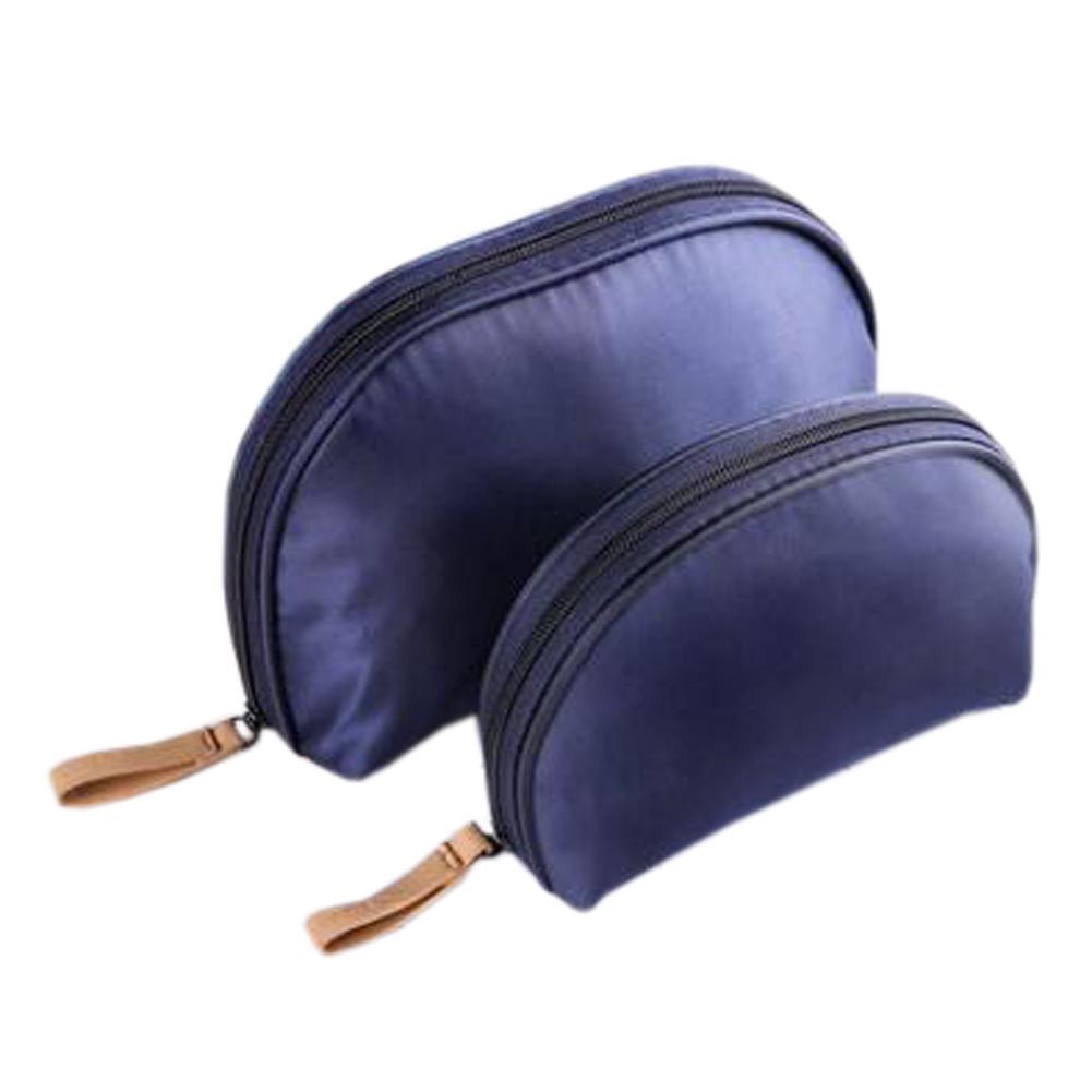 Simple Creative Cosmetic Box Makeup Box Bag Mini Bag Travel Portable Makeup Bags, Navy Blue#2