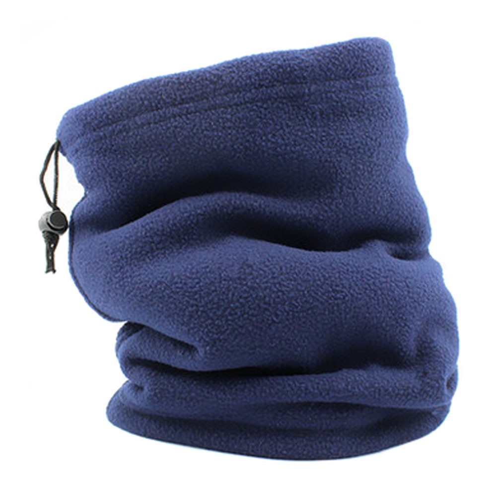 Unisex Warm Scarf Loop Scarfs Headscarf Head Wrap Neck Scarves, Deep Blue