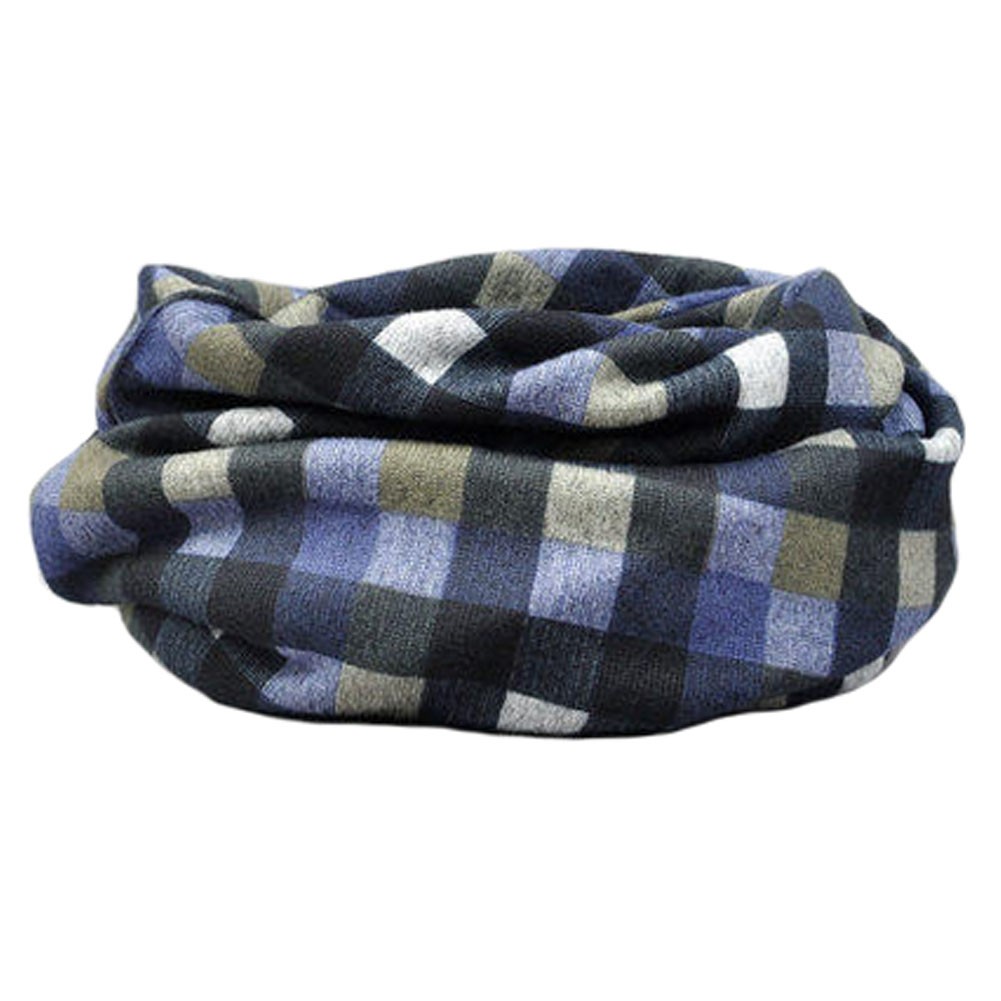 Unisex Warm Scarf Loop Scarfs Headscarf Head Wrap Neck Scarves Cap Hat, check