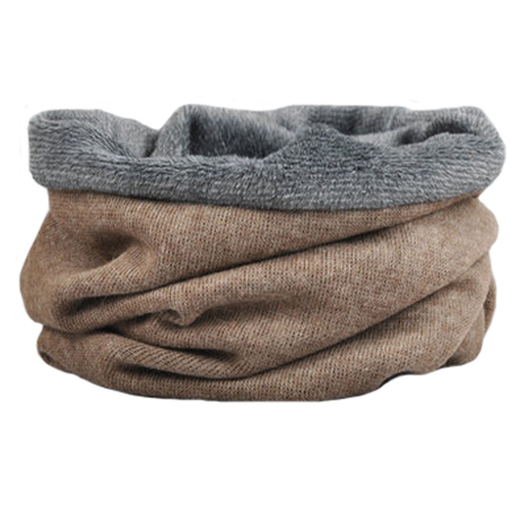 Fashion Warm Scarf Loop Scarfs Headscarf Head Wrap Neck Scarves Cap Hat, Coffee