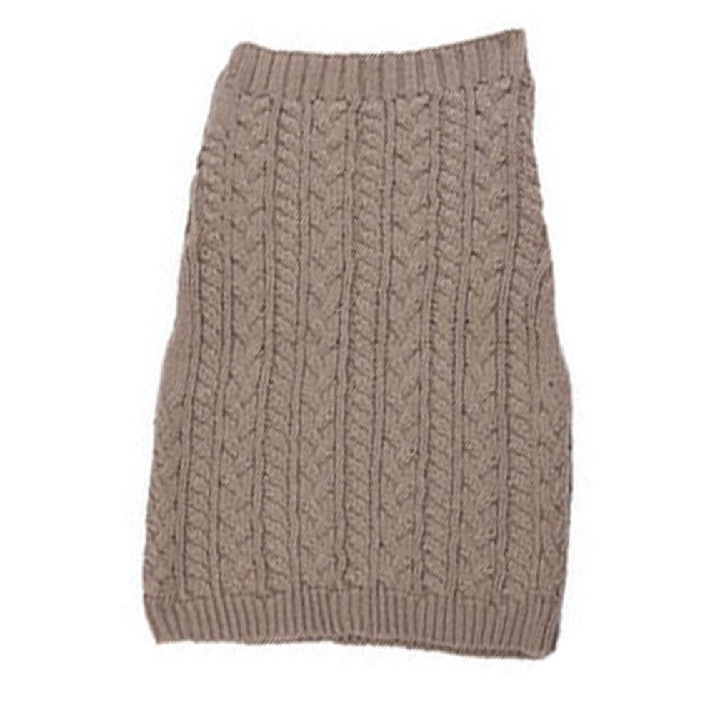 Winter Warm Knit Scarf Knitted Scarves Loop Scarfs Neck/Shoulder Wrap, Light tan