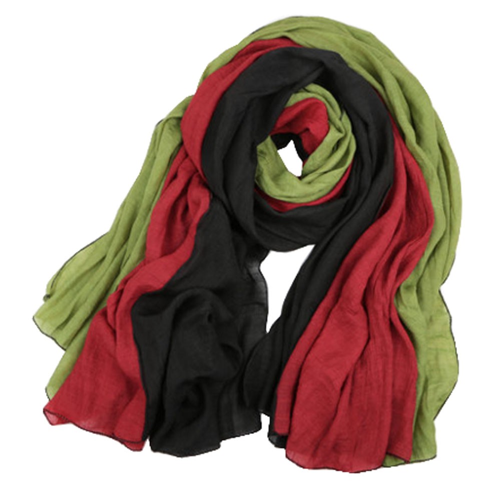 Womens Girls Colorful Fashion Scarf Comfortable Scarves Shawl Wrap, H