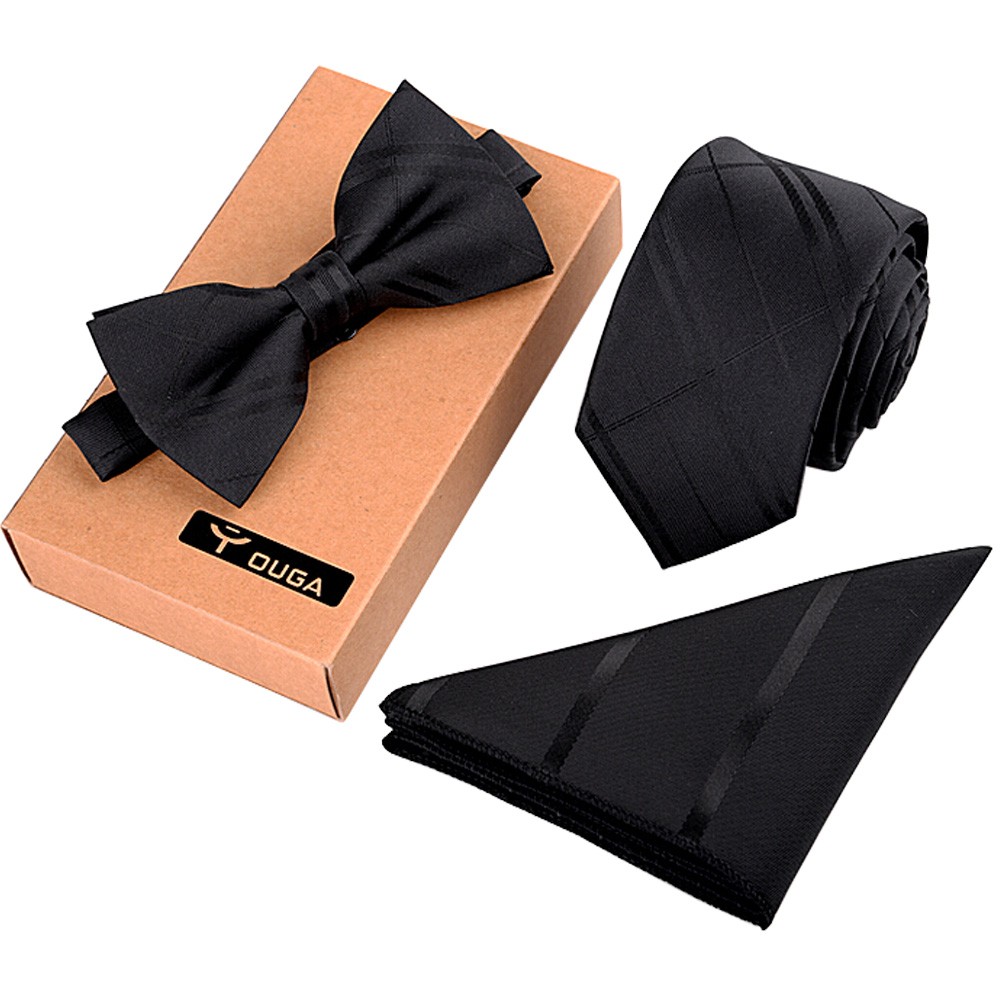 Formal/Informal Ties Set Mens Fashionable Necktie/Bow Tie/Pocket Square Neckties