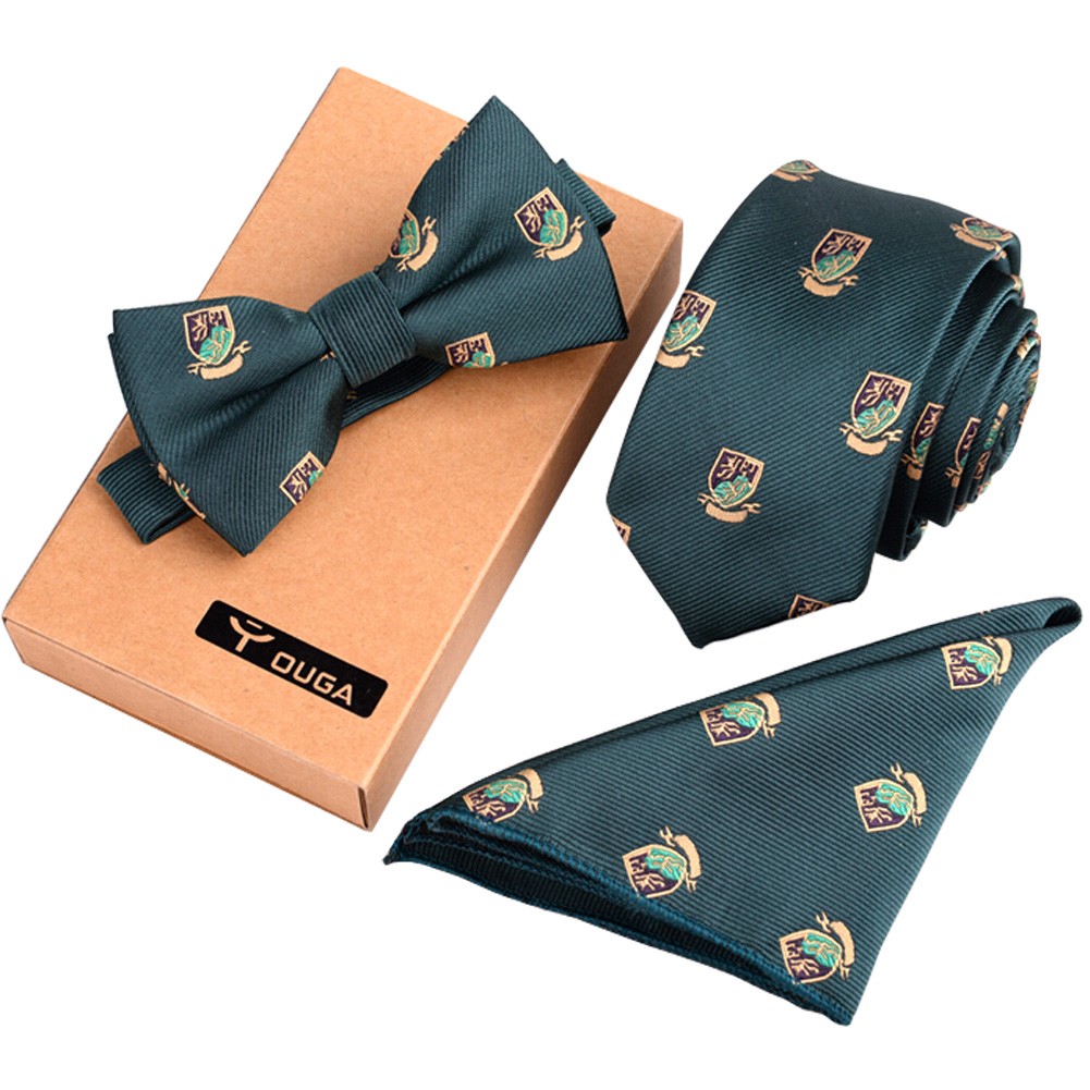 Necktie/Bow Tie/Pocket Square Formal/Informal Ties Set Neckties For Men & Boy