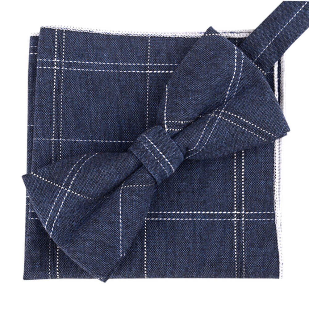 Fashion Casual Bow Tie Pocket Square Business Necktie Pocket Cloth NO.02