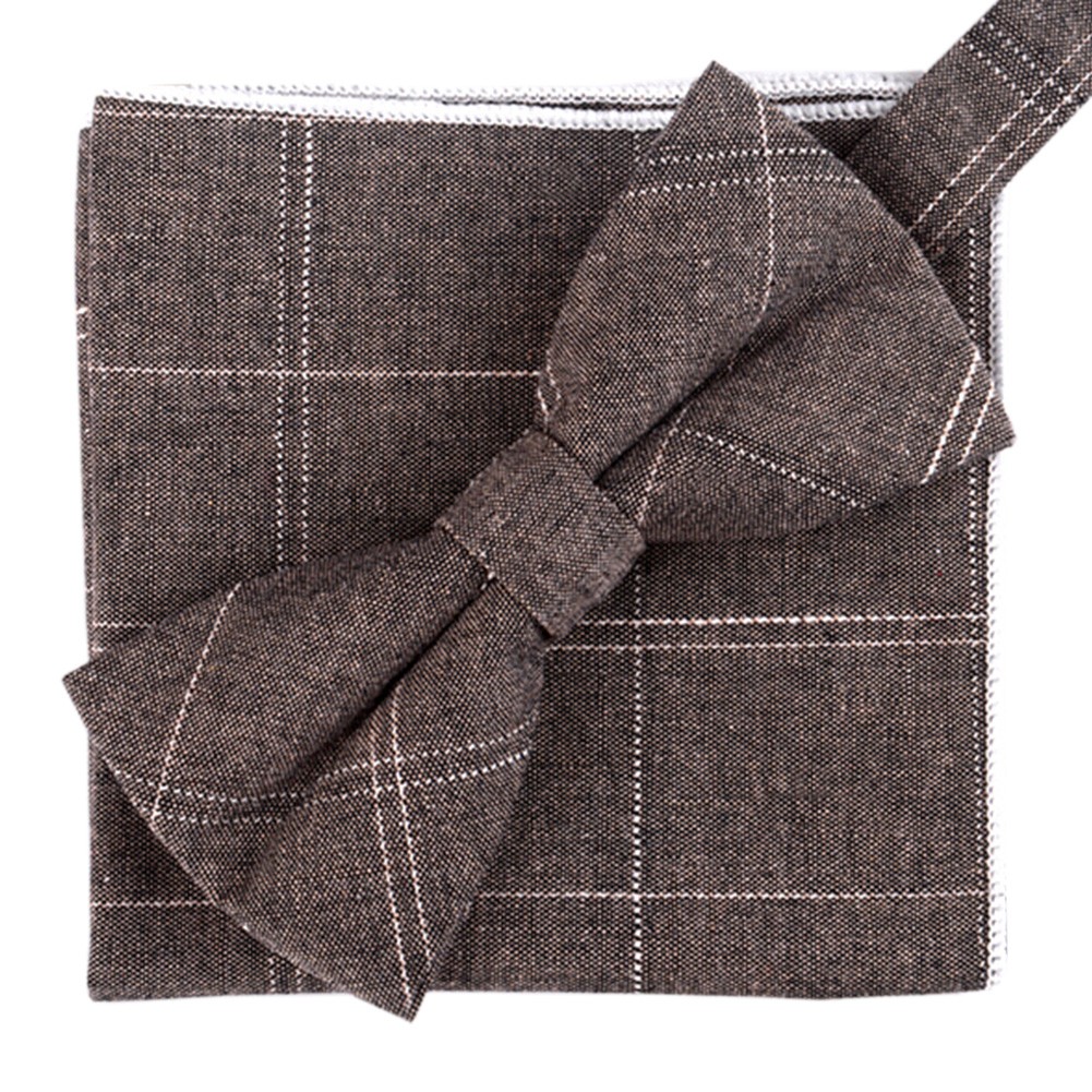 Fashion Casual Bow Tie Pocket Square Business Necktie Pocket Cloth NO.03