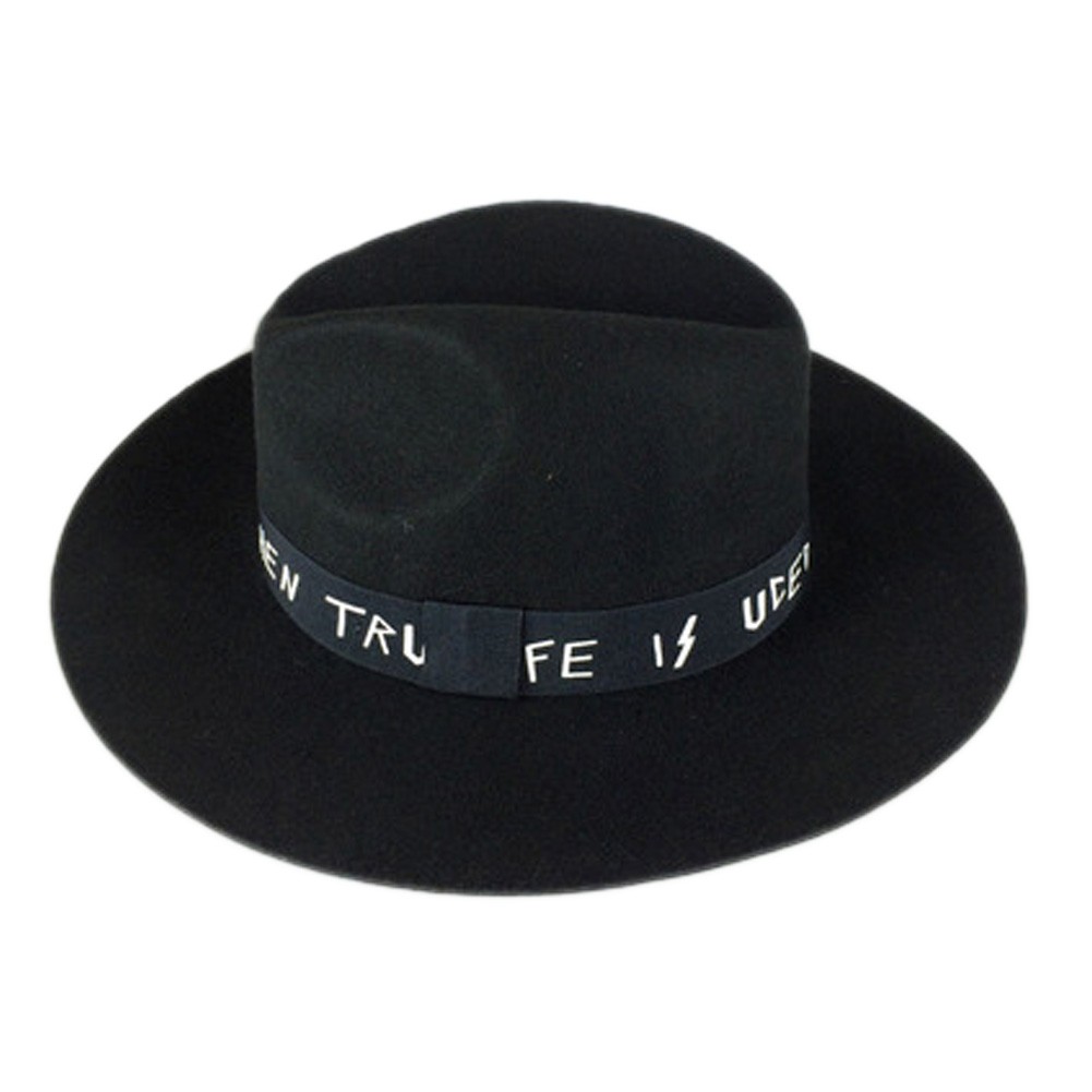 Billycock/ Homburg/ Women  Trendy  Bowler Hat Cap/ Gift for ladies, Black