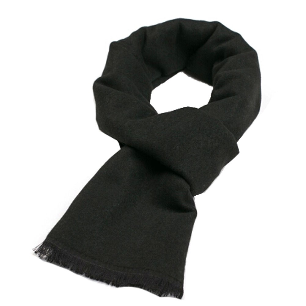 Wool Cashmere Winter Warm Scarf Neck Wrap Scarves Mens Scarves,F
