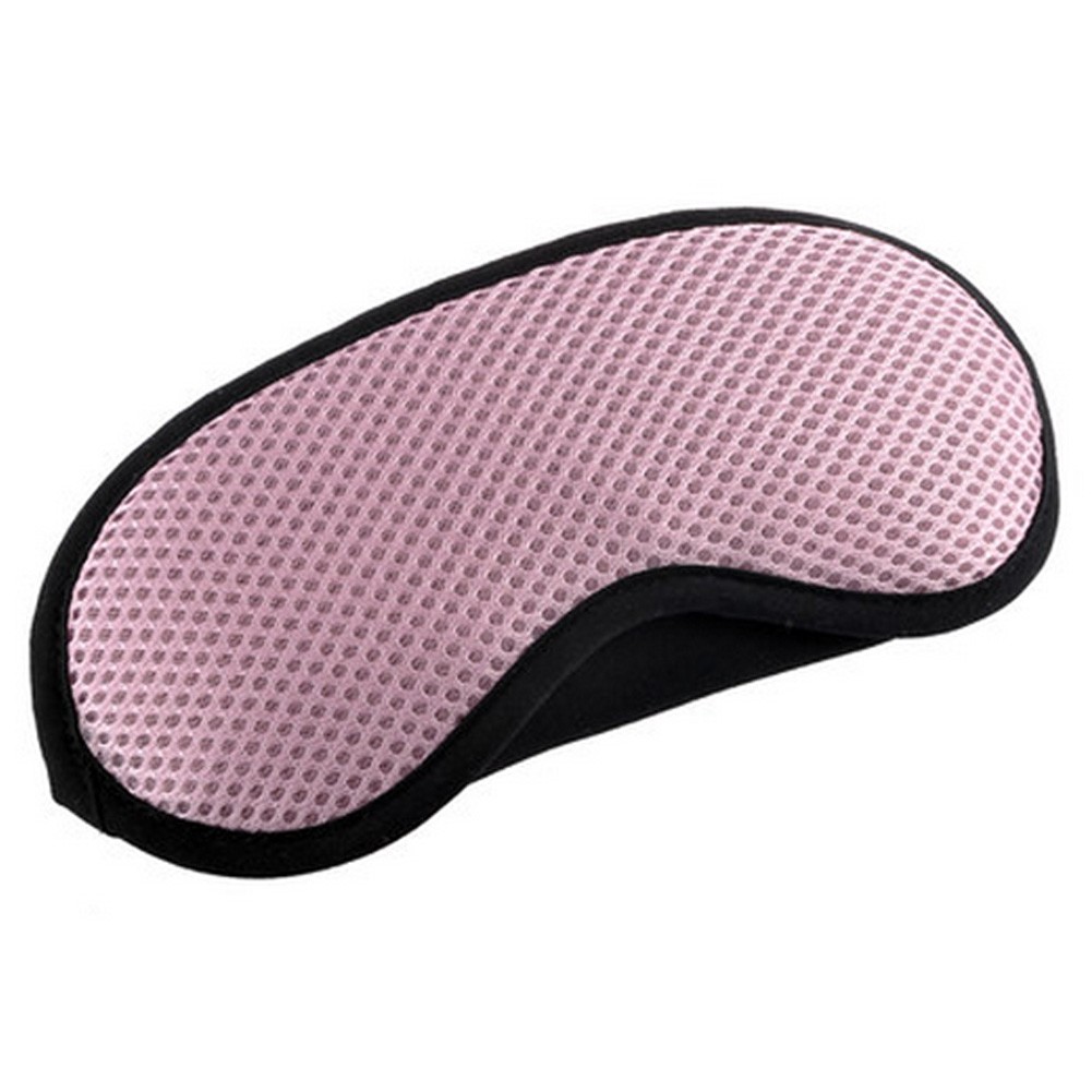 Breathable Adjustable Eye Mask Eye-shade Relaxing Sleeping Eye Cover-Pink