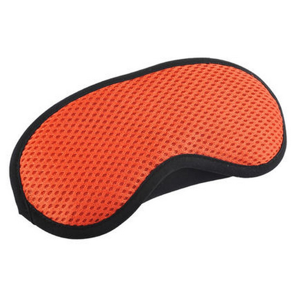Breathable Adjustable Eye Mask Eye-shade Relaxing Sleeping Eye Cover-Orange