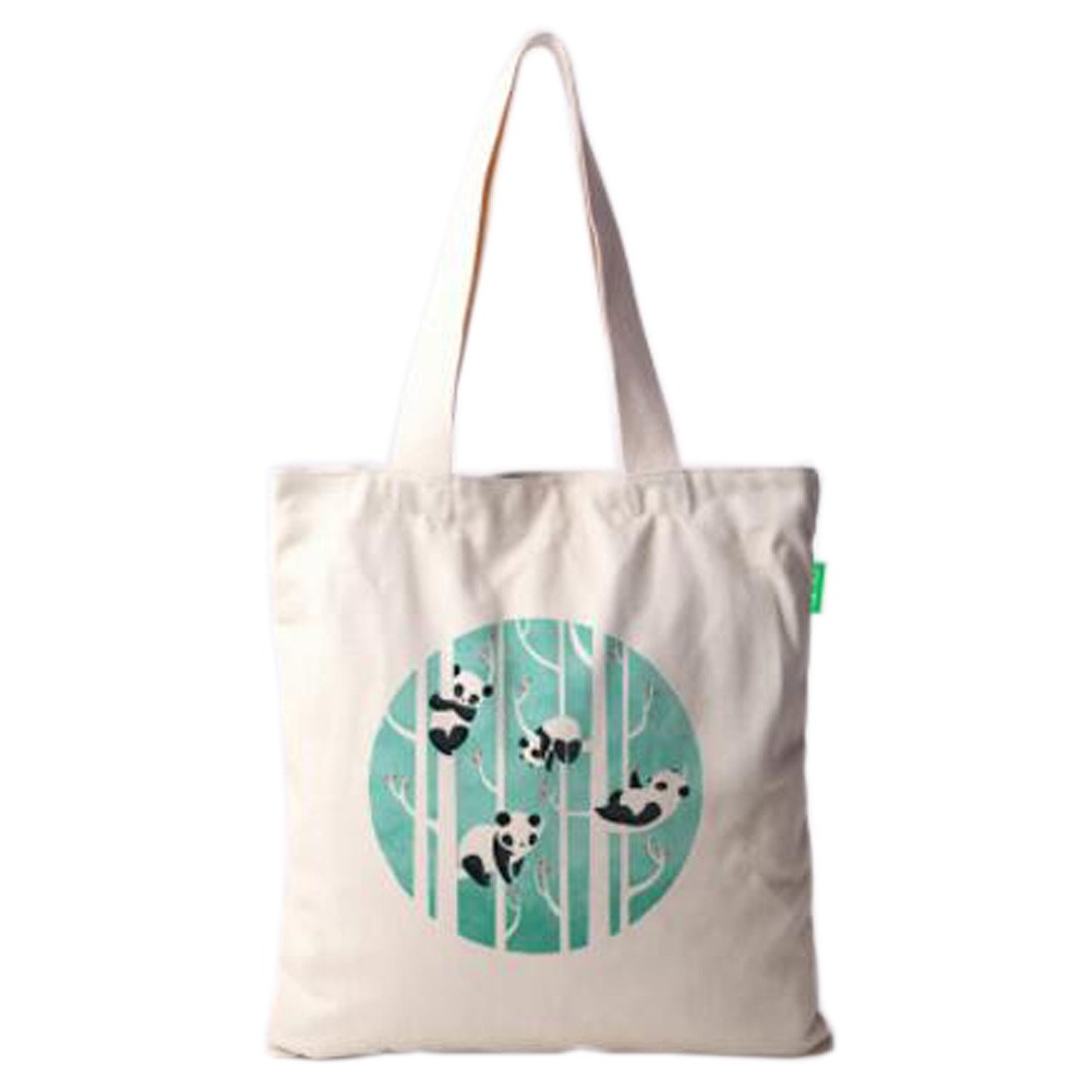 Lovely Panda Pattern Single Shoulder Handbag Eco Bag Canvas Bag,No.3