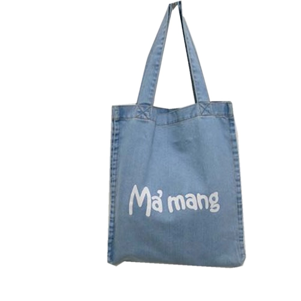 Handmade Cowboy Bag, Simple Washing Canvas Bags, Shopping Bag, O