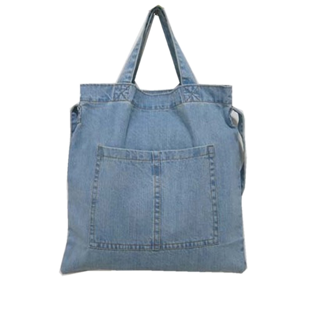 Handmade Cowboy Bag, Simple Washing Canvas Bags, Shopping Bag, T