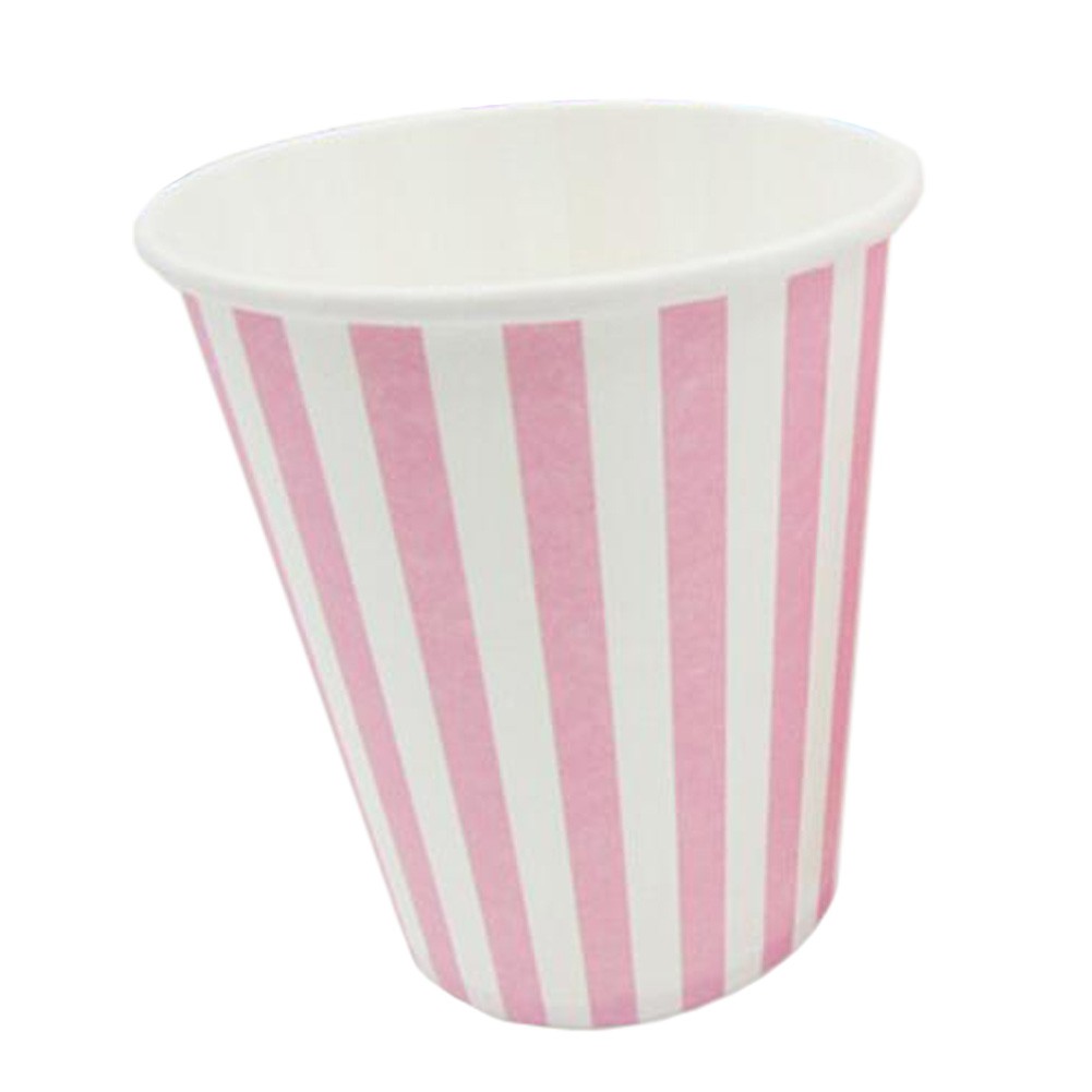 Simple Design 50 Count Disposable Cup Paper Cup, Pink