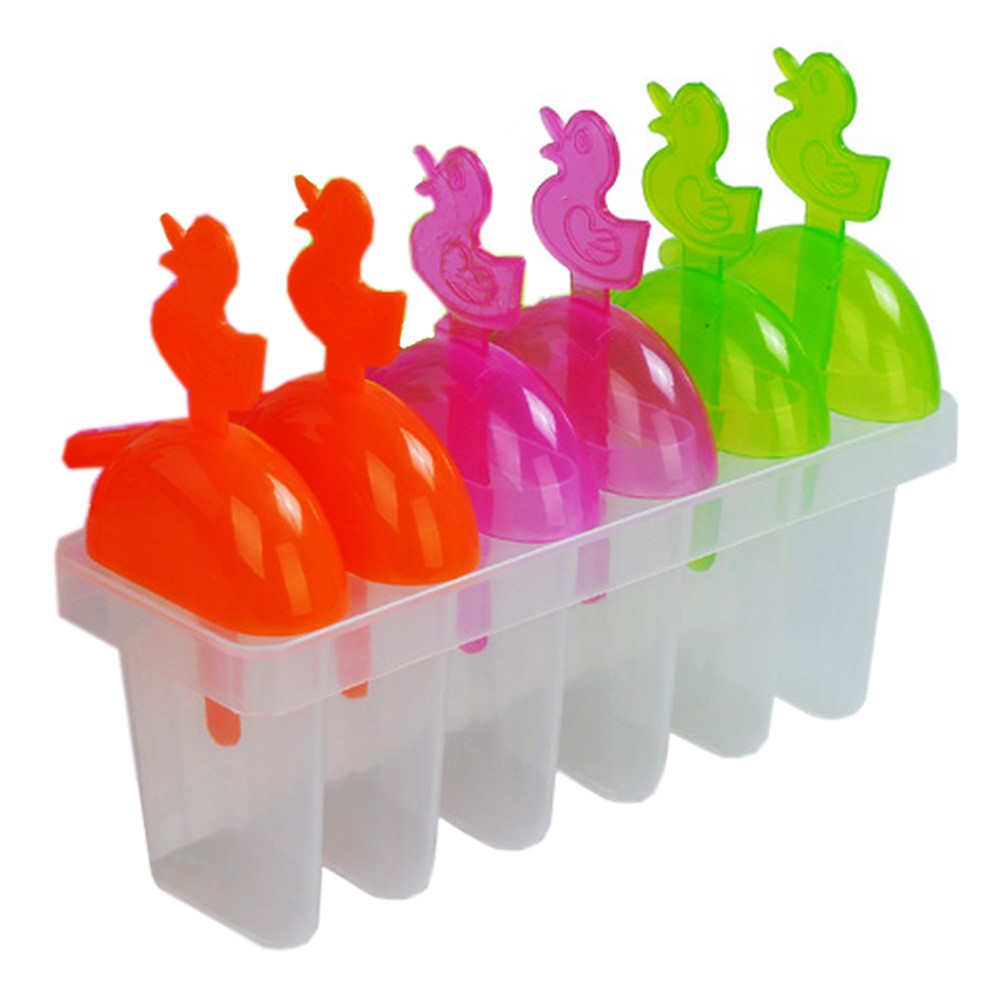 Ice Pop Maker/Molds With Colorful Lid 16*5.5*2 CM-Set Of 6