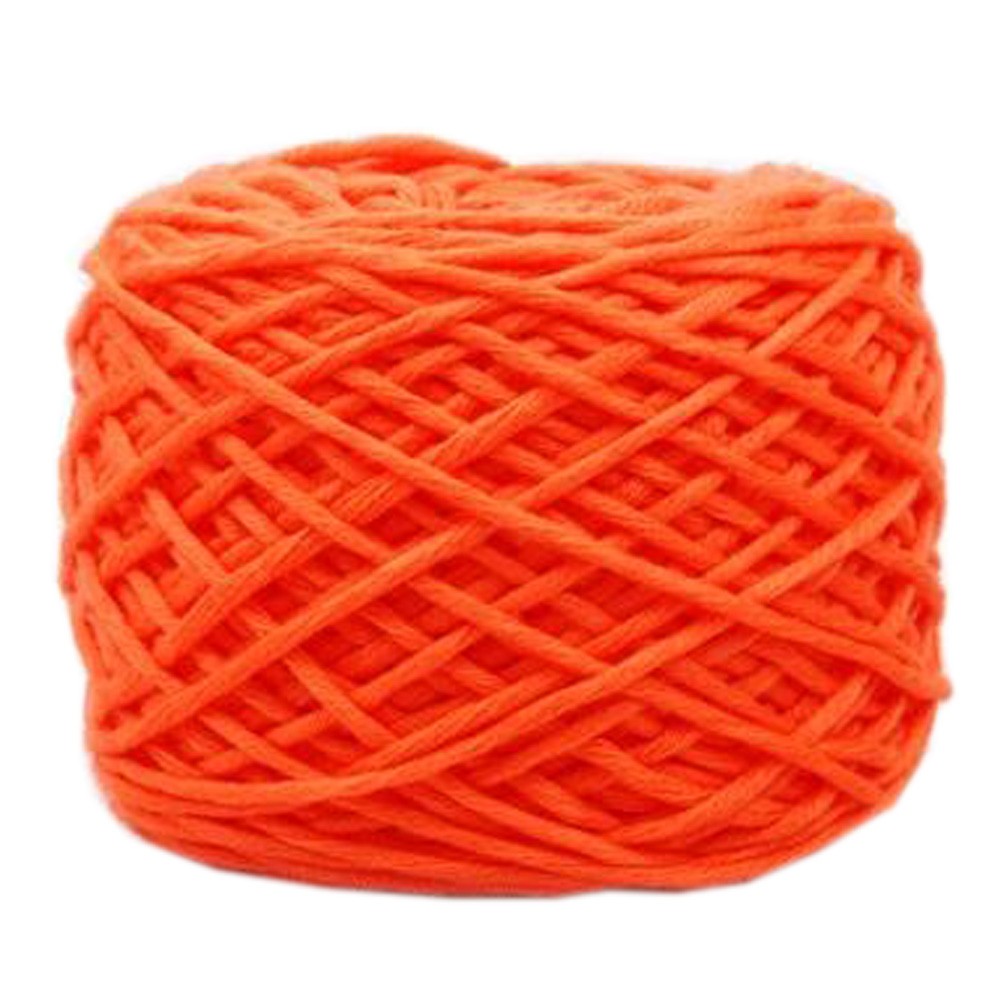 Soft Thick Quick Yarn Premium Yarn Cotton Linter Scarf Yarn, Orange