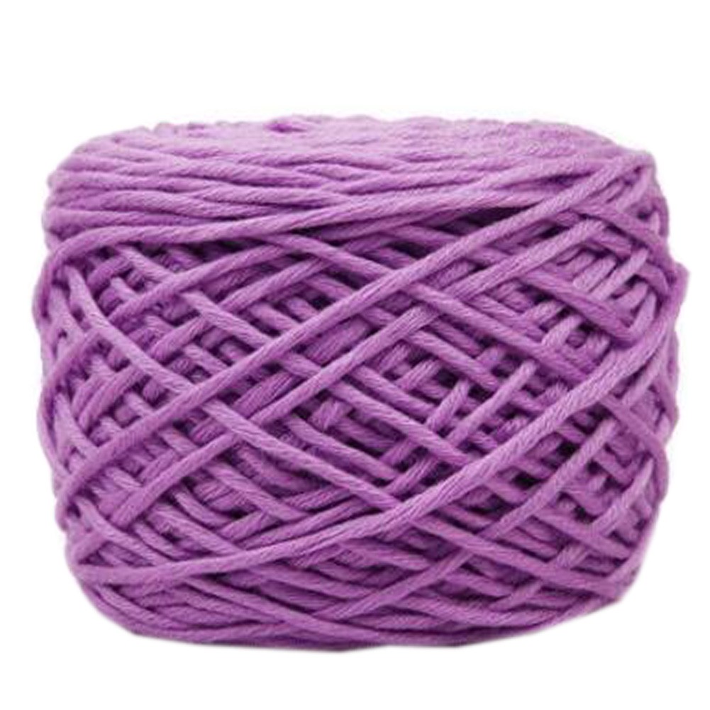 Soft Thick Quick Yarn Premium Yarn Cotton Linter Scarf Yarn, Purple