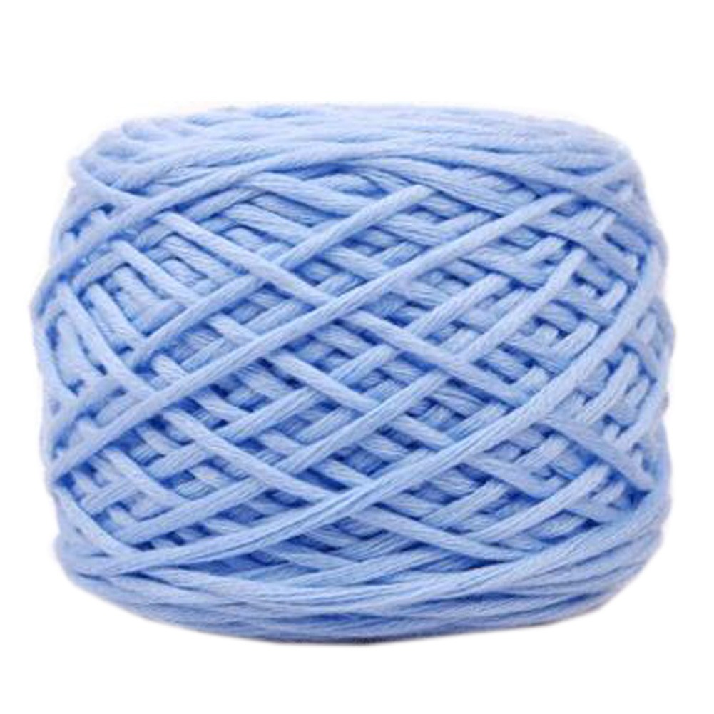 Soft Thick Quick Yarn Premium Yarn Cotton Linter Scarf Yarn, Blue