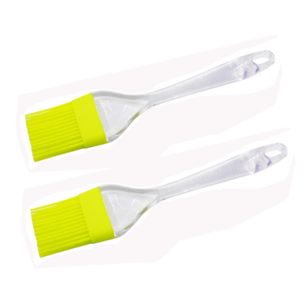 Grips Silicone Basting & Pastry Brush, Set of 2, Yellow