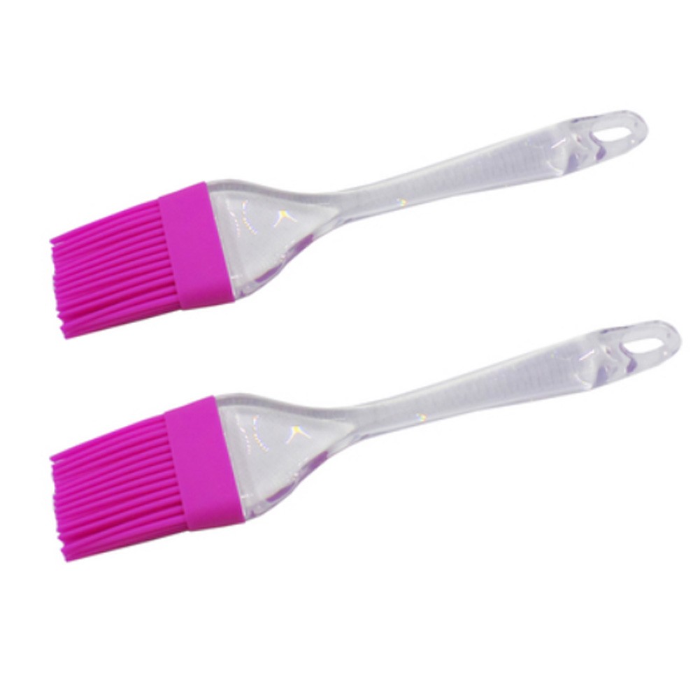 Grips Silicone Basting & Pastry Brush, Set of 2, Purple