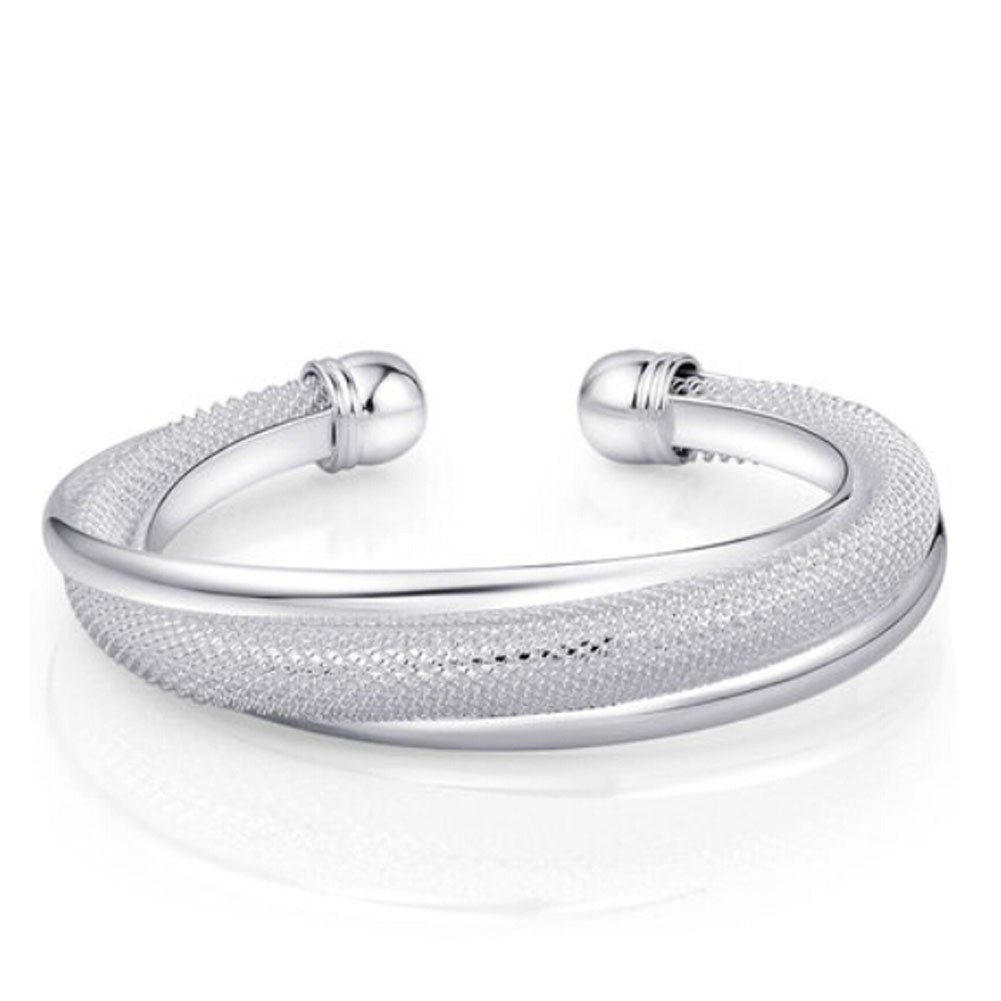 Eye-Catching Classic Silver Plated Bracelet Bangle Charm Bracelets