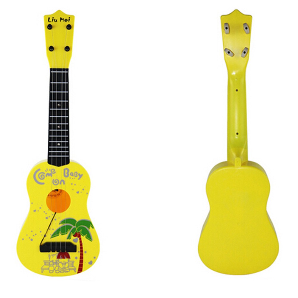Kid's Fancy Dynamic Music Guitar Toy Yellow