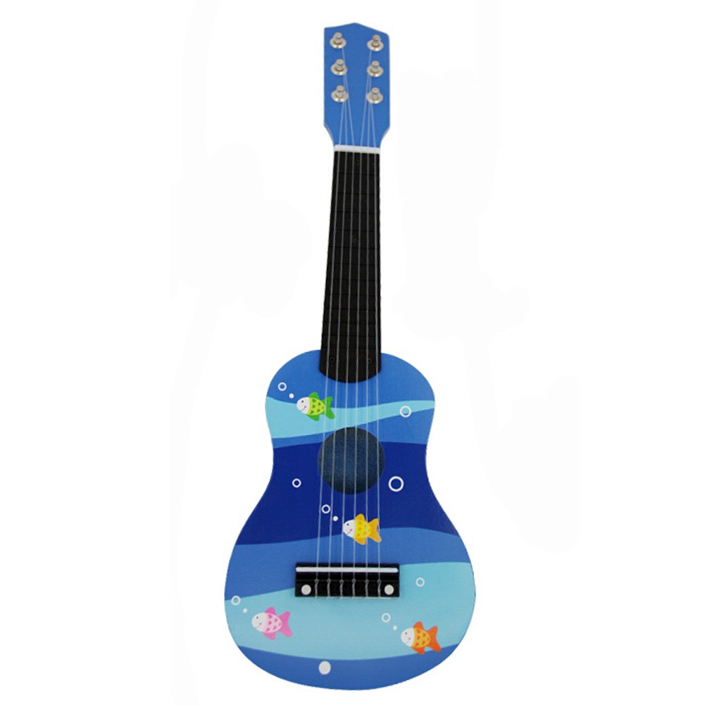 Toy Uke Guitar,Ocean  Blue - Kid's Fancy Dynamic Music Guitar Toy