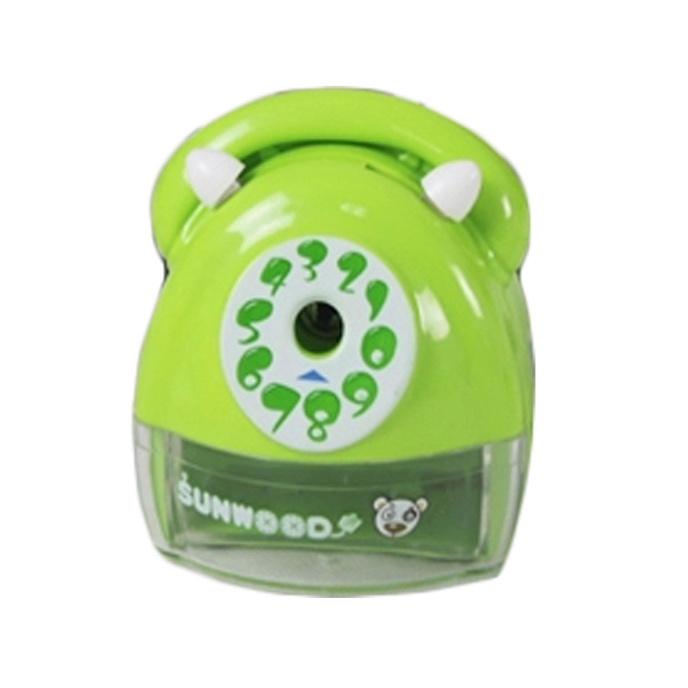 Telephones Sets Manual Pencil Sharpener for Office and Classroom (Green)