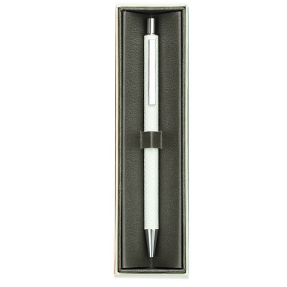 Elegant Design 0.5mm Metallic Mechanical Pencil, White