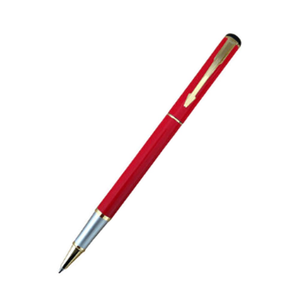 Business Personalized Beautiful Liquid Gel Pen Metal Barrel,red