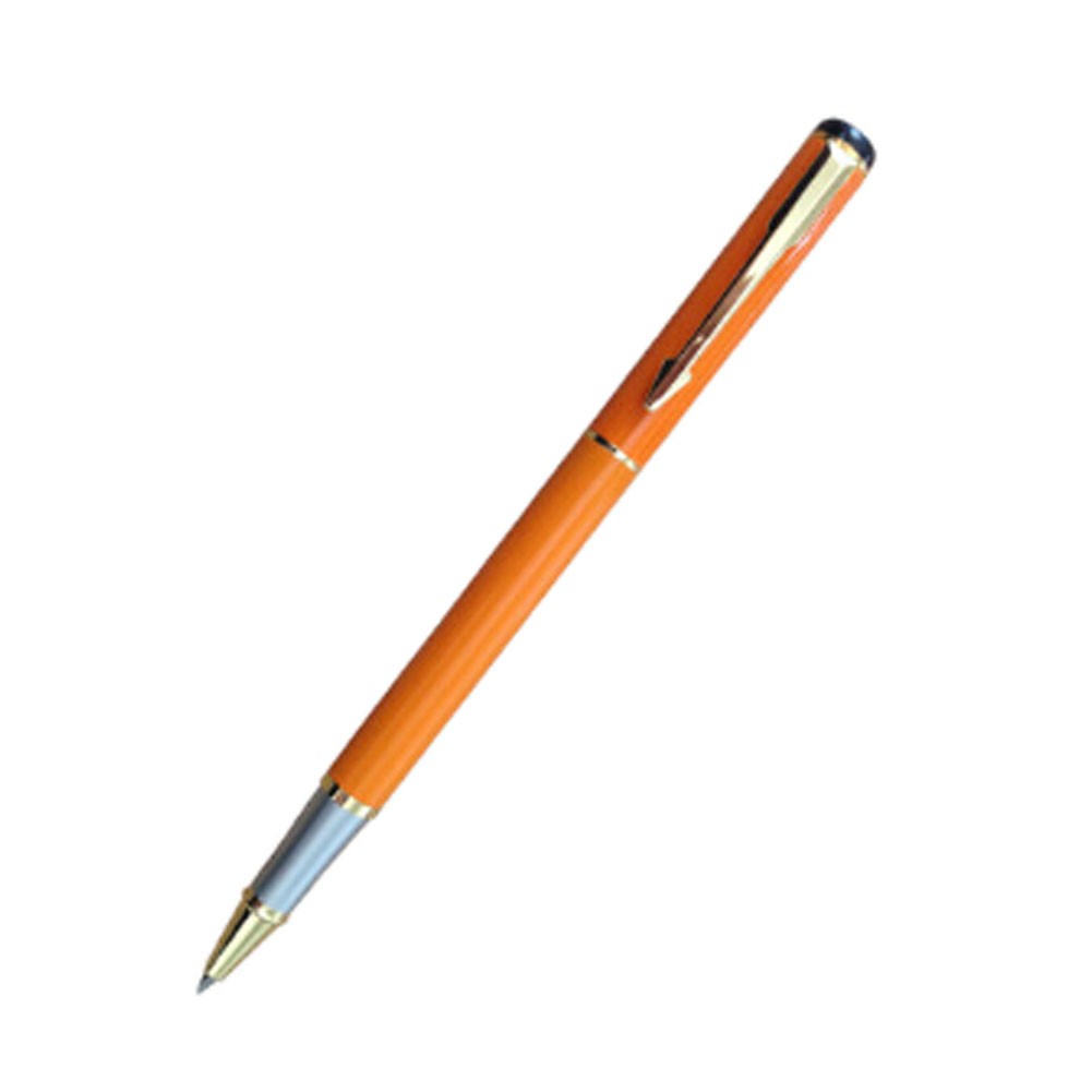 Business Personalized Beautiful Liquid Gel Pen Metal Barrel,orange