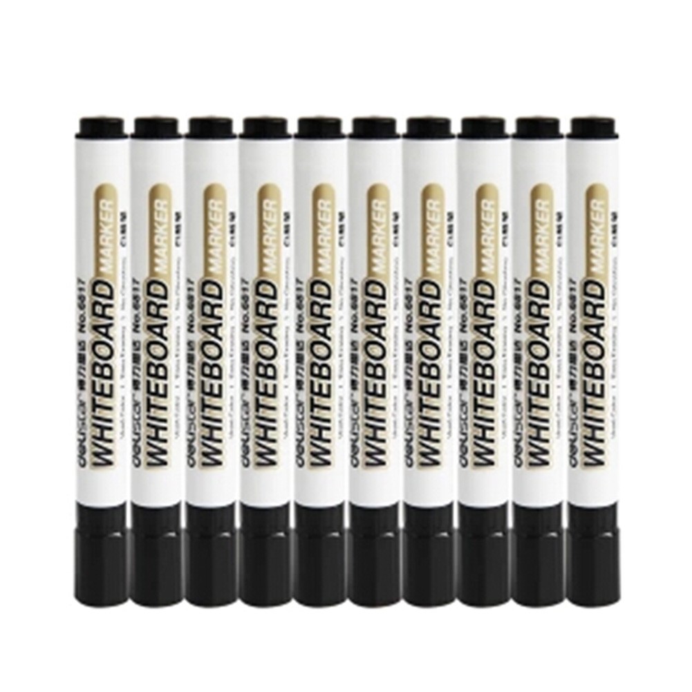 Set Of 10 Marker Fine Point  Marking Pen Advertising Pen Writing Brush Black