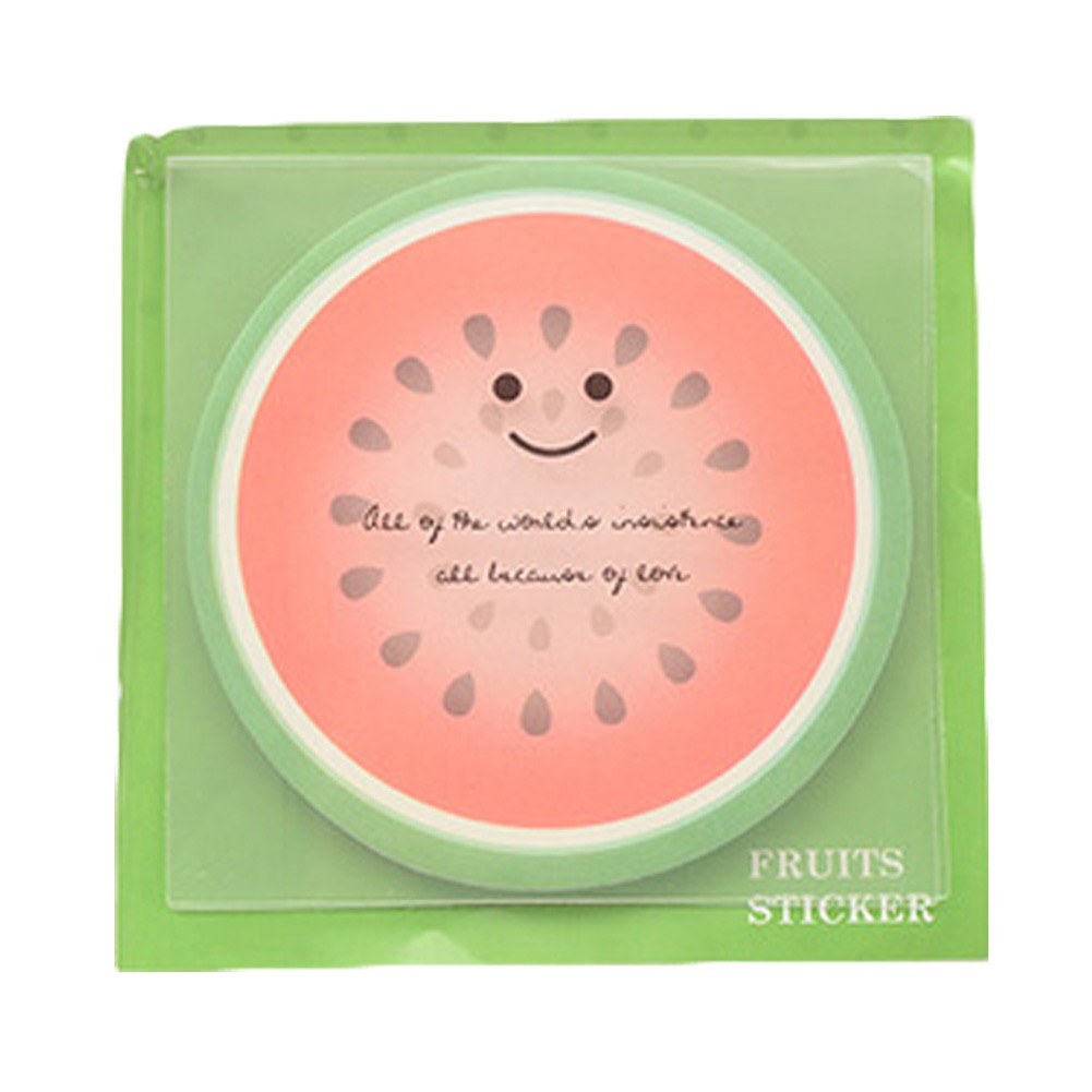 Cute Fruit Note Sticky Notes Self-stick Note 5 Pads/Pack ( Watermelon )