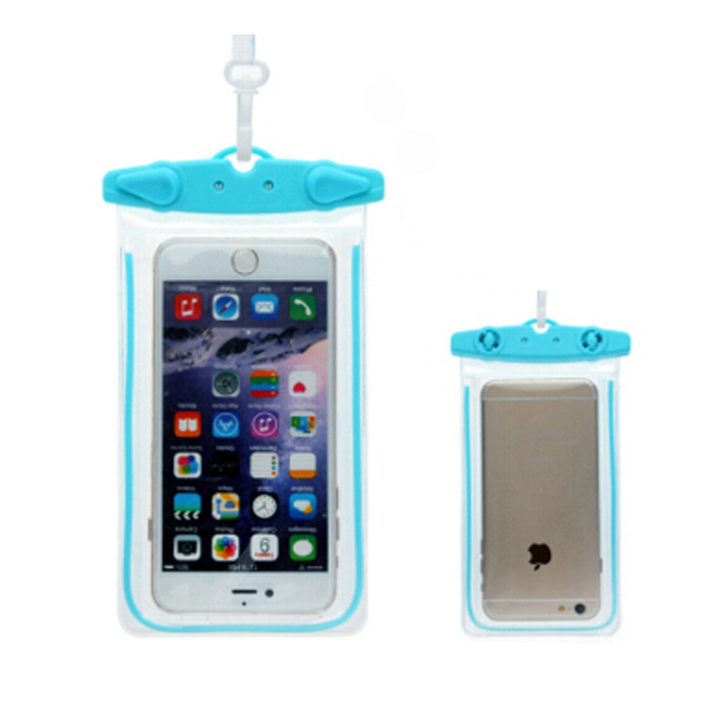 Sky Blue,Waterproof Cell Phone Case Dry Bag Pouch for Phone/iPhone 6/Light